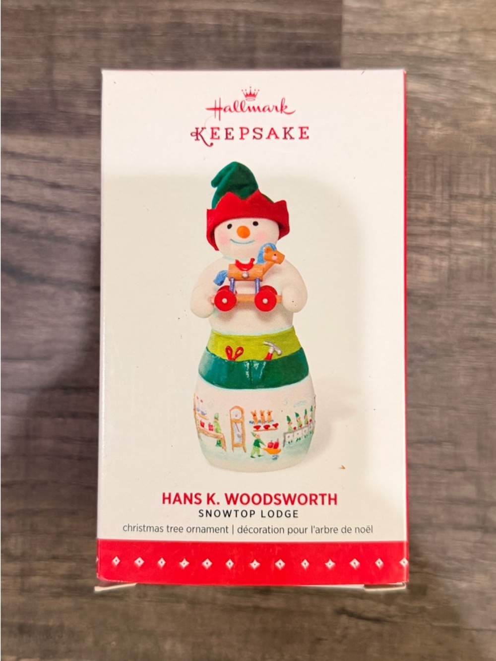 Hallmark Hans K. Woodsworth Snowtop Lodge Ornament - New